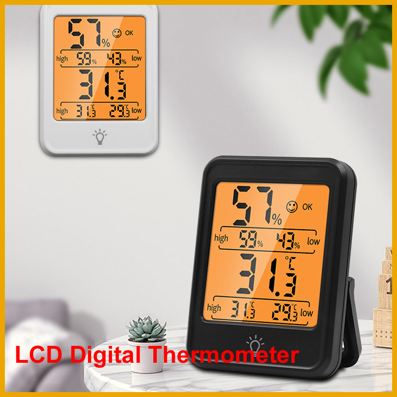 Weather Station Indoor - LCD Digital Hygrometer Room Thermometer Indoor