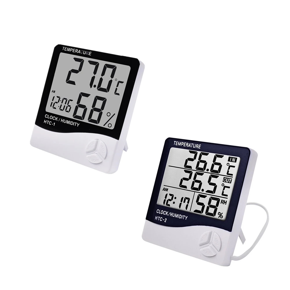 Weather Station Indoor - HTC-1 HTC-2 LCD Electronic Digital Temperature
