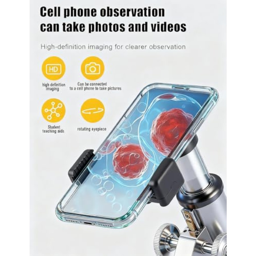 Compound Microscope for Adults - огляд і ціна Microscope Compound 40X