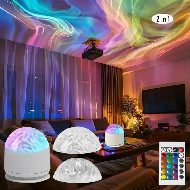 1pcs 2-in-1 Aurora Borealis &  - огляд і ціна Planetarium Projector Home