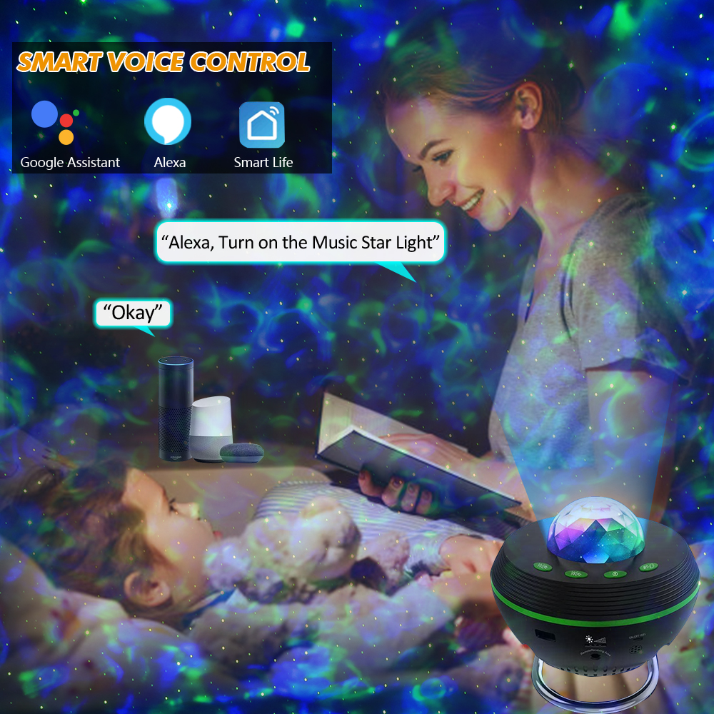 New WiFi Tuya Smart LED Star G - огляд і ціна Planetarium Projector Home