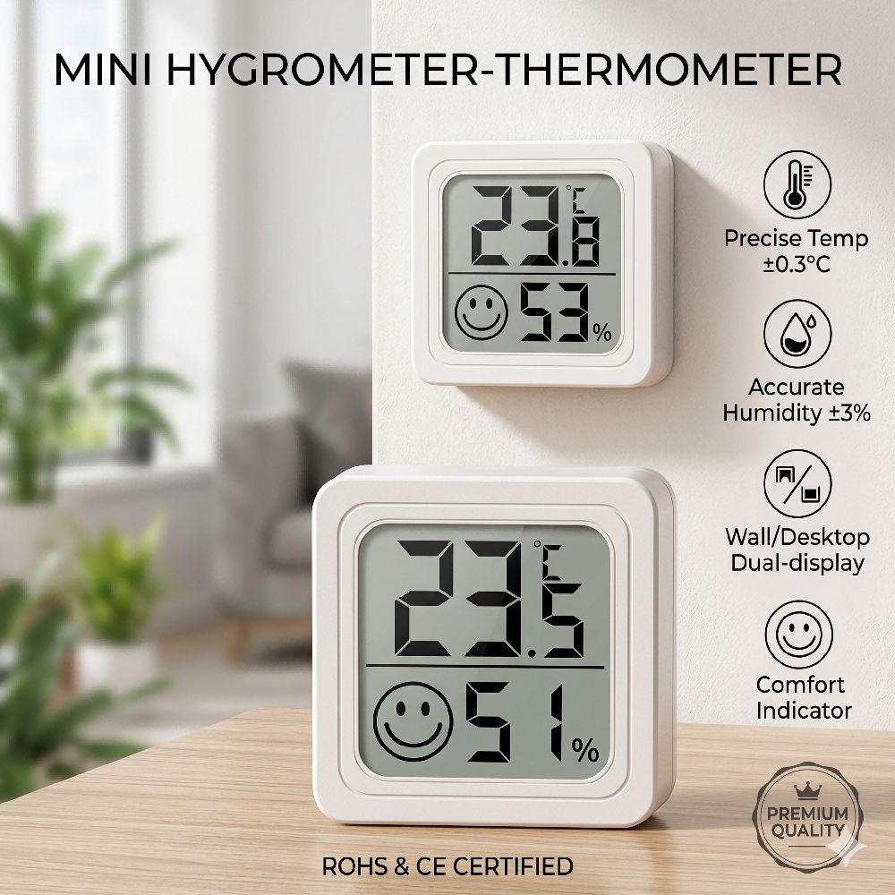 Mini LCD Digital Thermometer H - огляд і ціна Weather Station Indoor