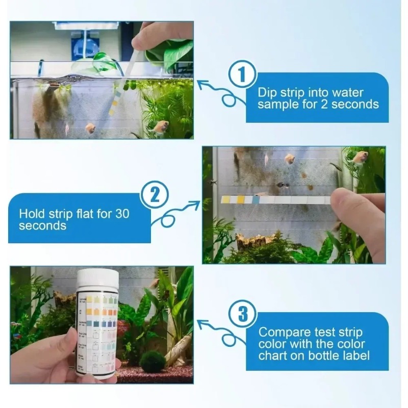 Aquarium Test Strip  Freshwate - огляд і ціна Water Testing Kit