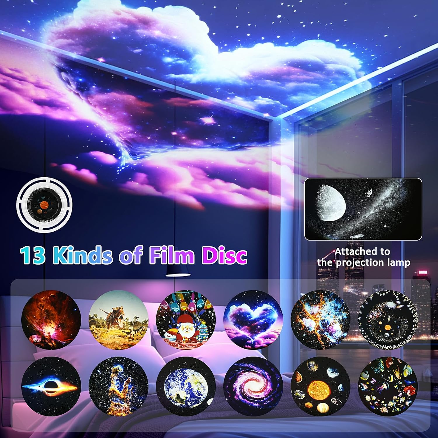 Star Projector 13 in 1 Galaxy  - огляд і ціна Planetarium Projector Home