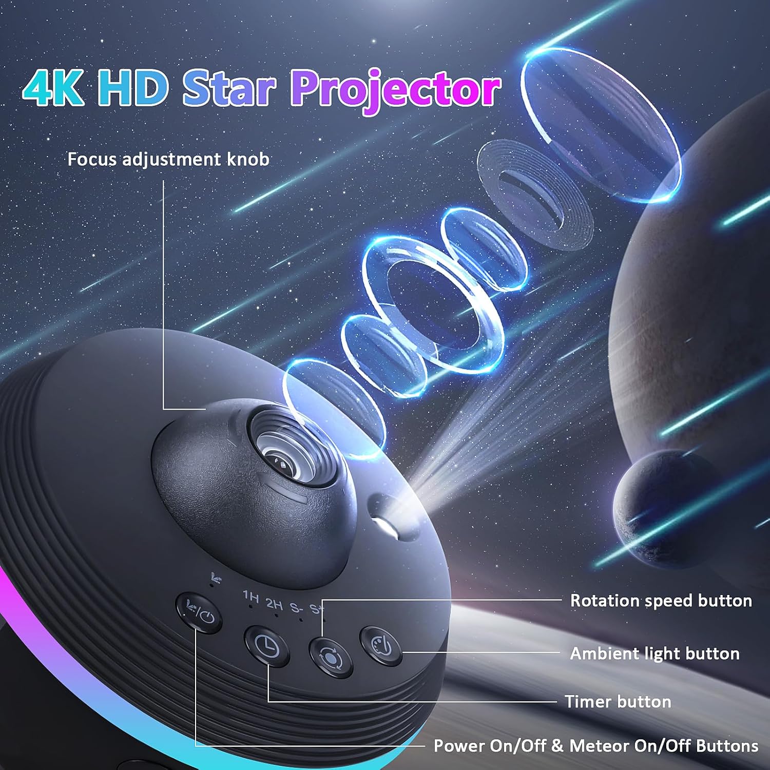 Star Projector 13 in 1 Galaxy  - огляд і ціна Planetarium Projector Home