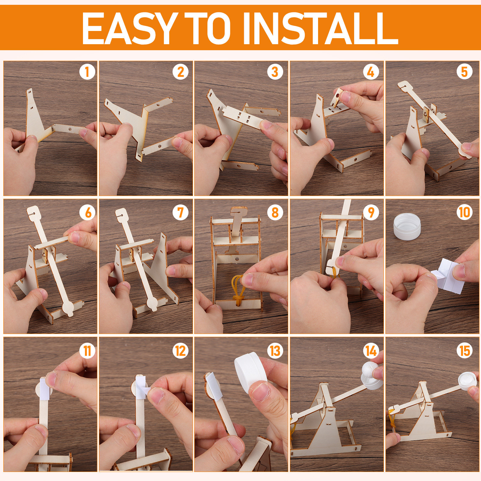 Kids Wood Catapult Assembly Ki - огляд і ціна Science Project