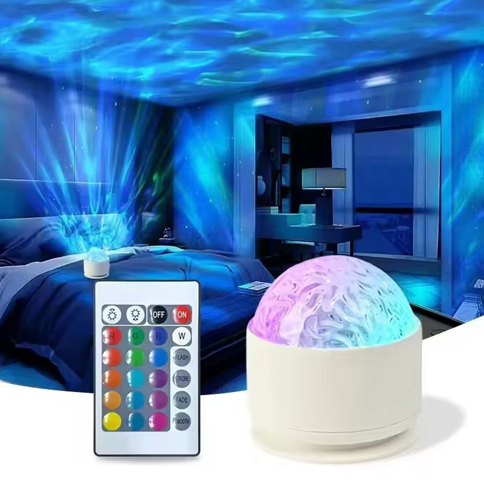 1pcs 2-in-1 Aurora Borealis &  - огляд і ціна Planetarium Projector Home