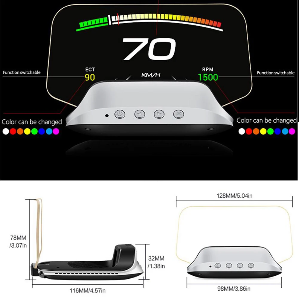 OBD2+ GPS Auto Navigation Glas - огляд і ціна Anemometer Wind Speed