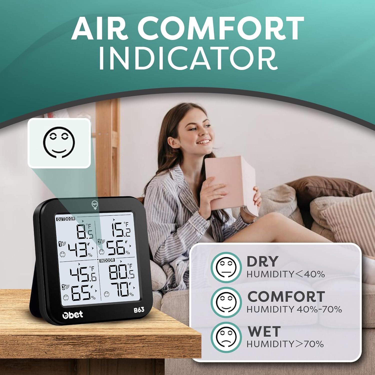 Wireless Weather Station with  - огляд і ціна Weather Station Indoor