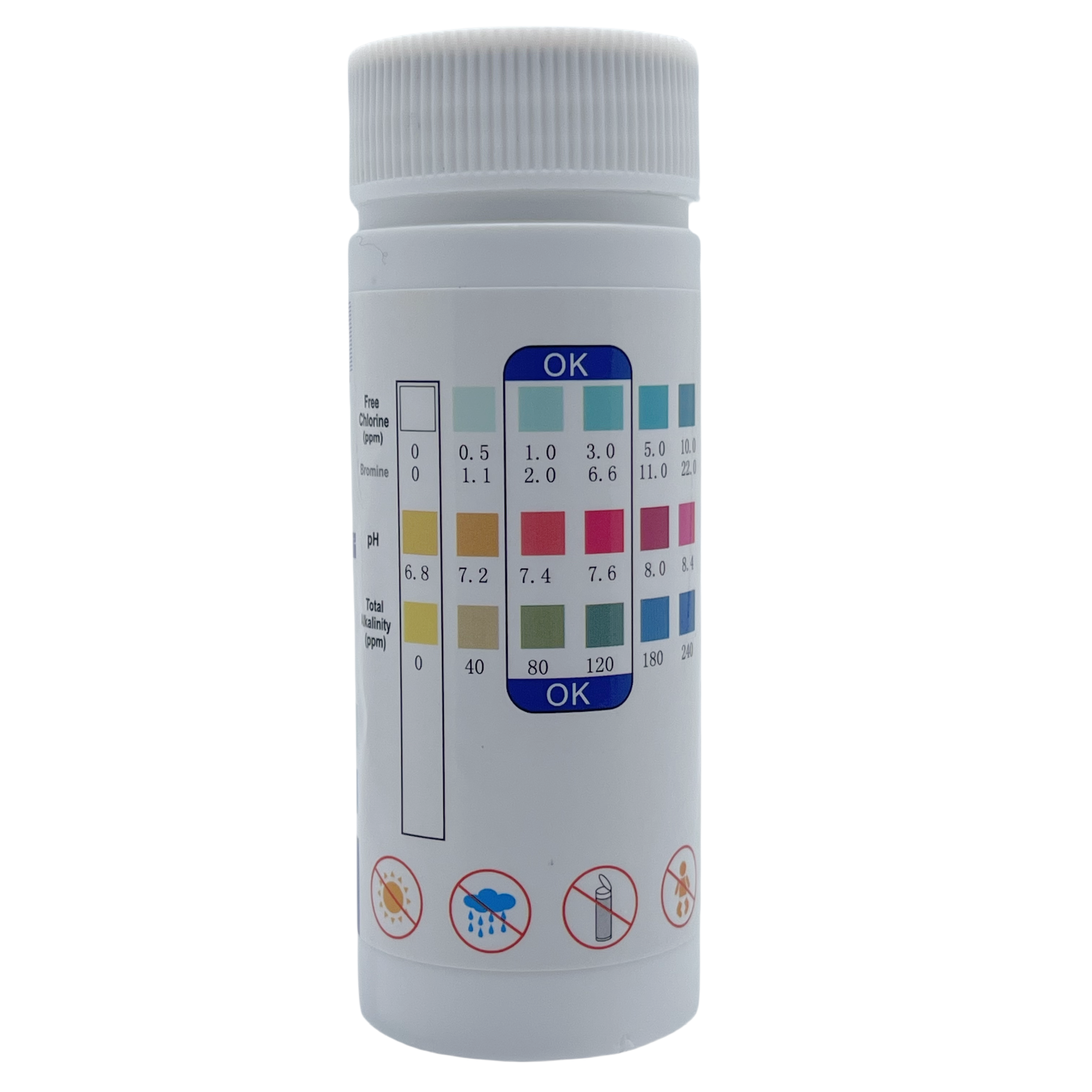 Chlorine PH Test Strips SPA Sw - огляд і ціна Water Testing Kit