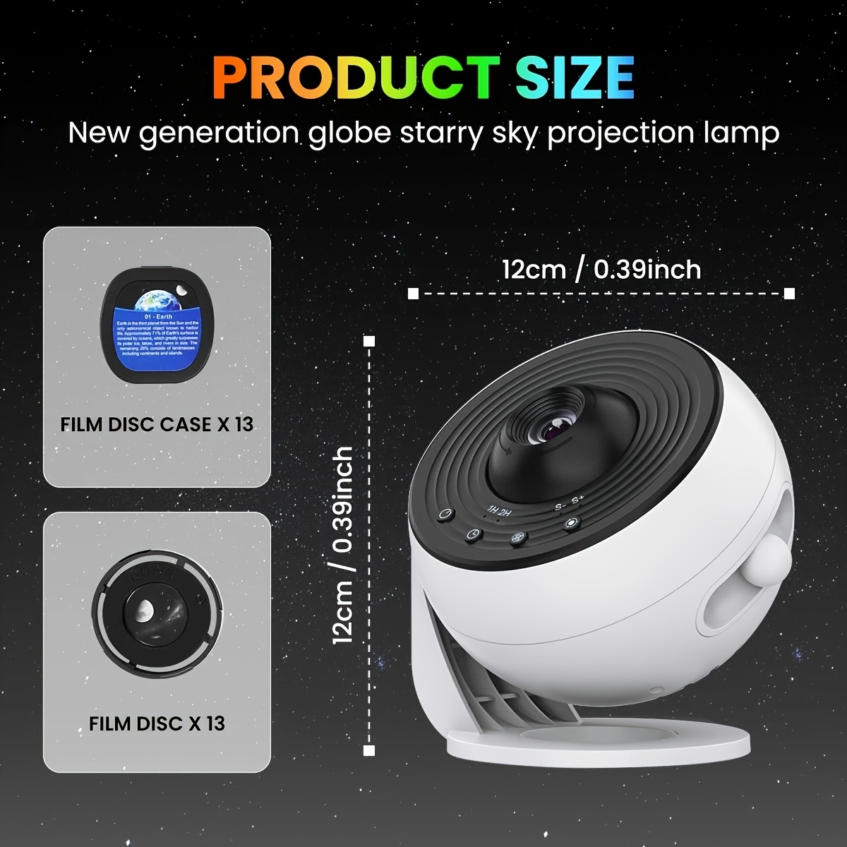 Galaxy Star Projector 360° Rot - огляд і ціна Planetarium Projector Home