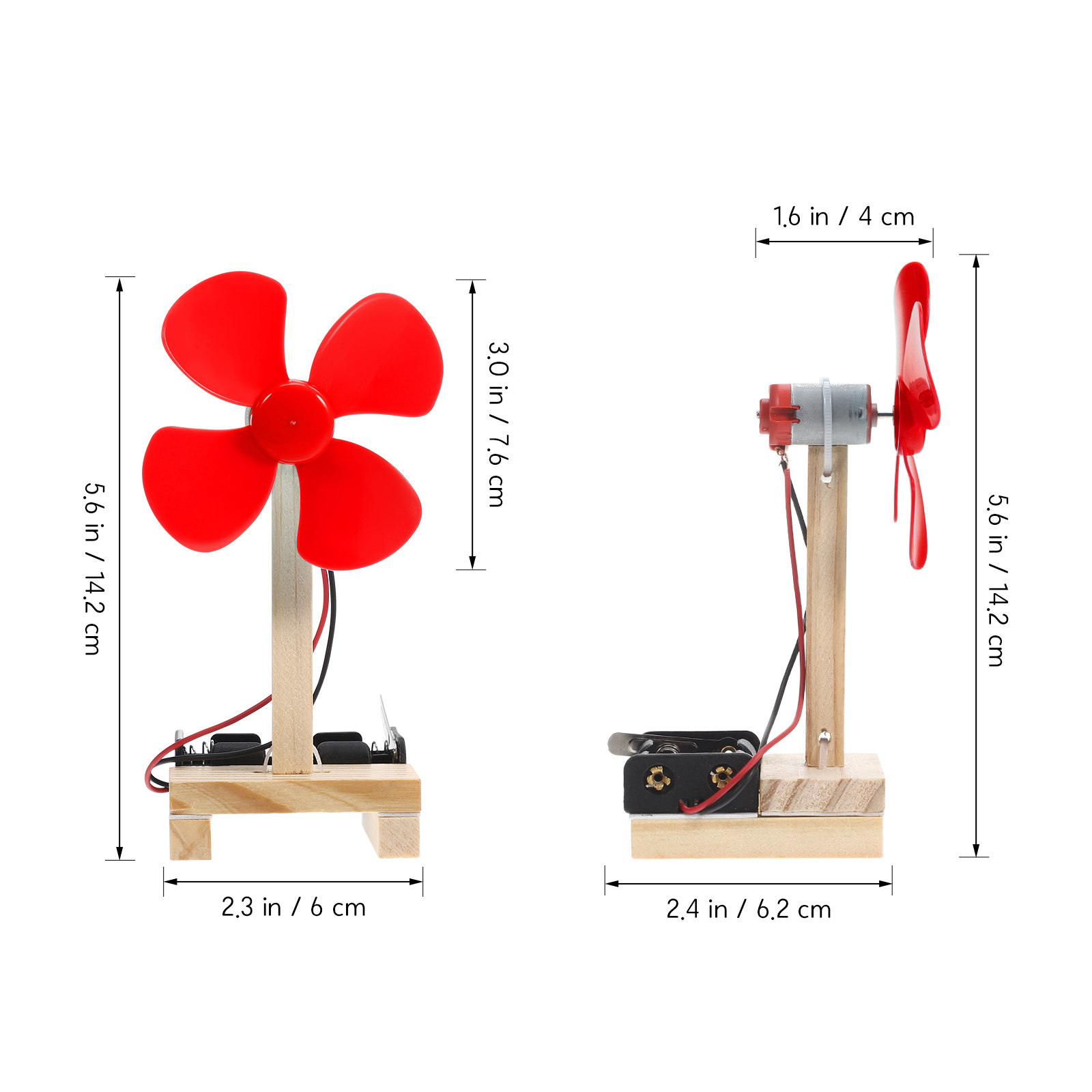 6Sets Windmill Generator Kit H - огляд і ціна Science Project