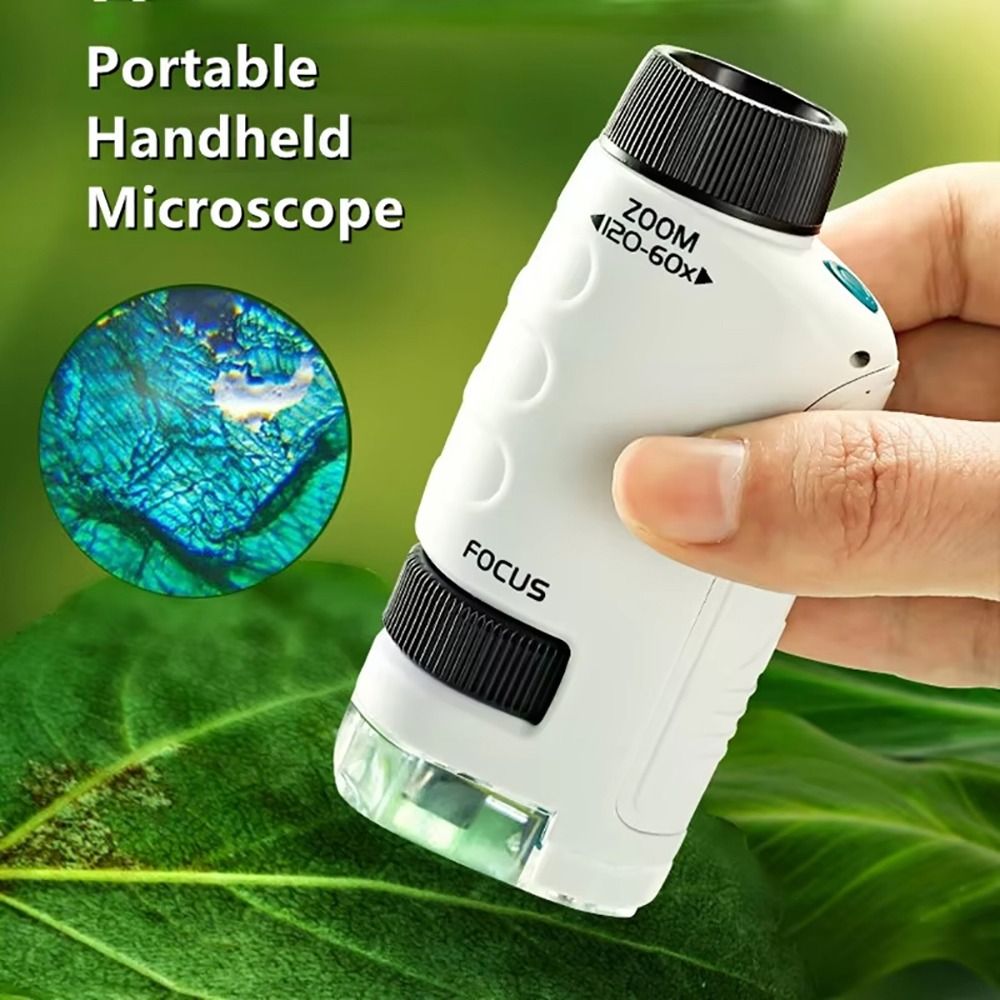 1Pcs 60-120X Pocket Microscope - огляд і ціна Science Max