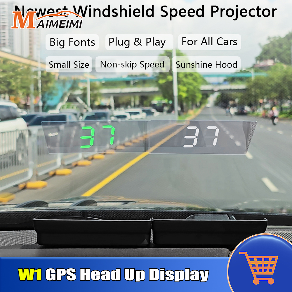 W1 Car HUD Head Up Display Win - огляд і ціна Anemometer Wind Speed