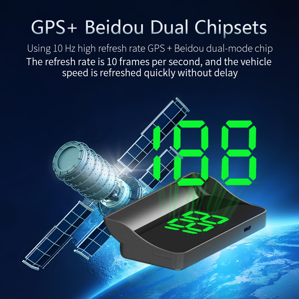W1 Car HUD Head Up Display Win - огляд і ціна Anemometer Wind Speed