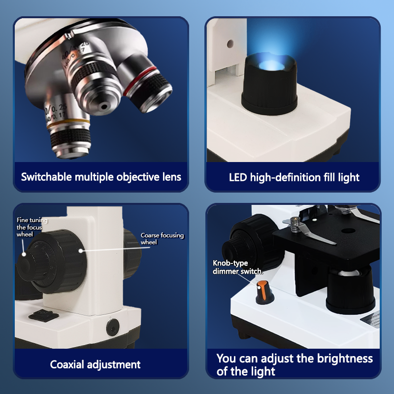 Portable Biological Optical Co - огляд і ціна Microscope Compound 40X