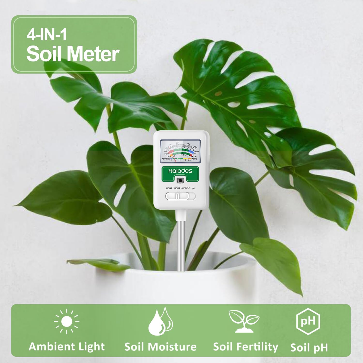 Soil Moisture Meter for Plants - огляд і ціна Water Testing Kit