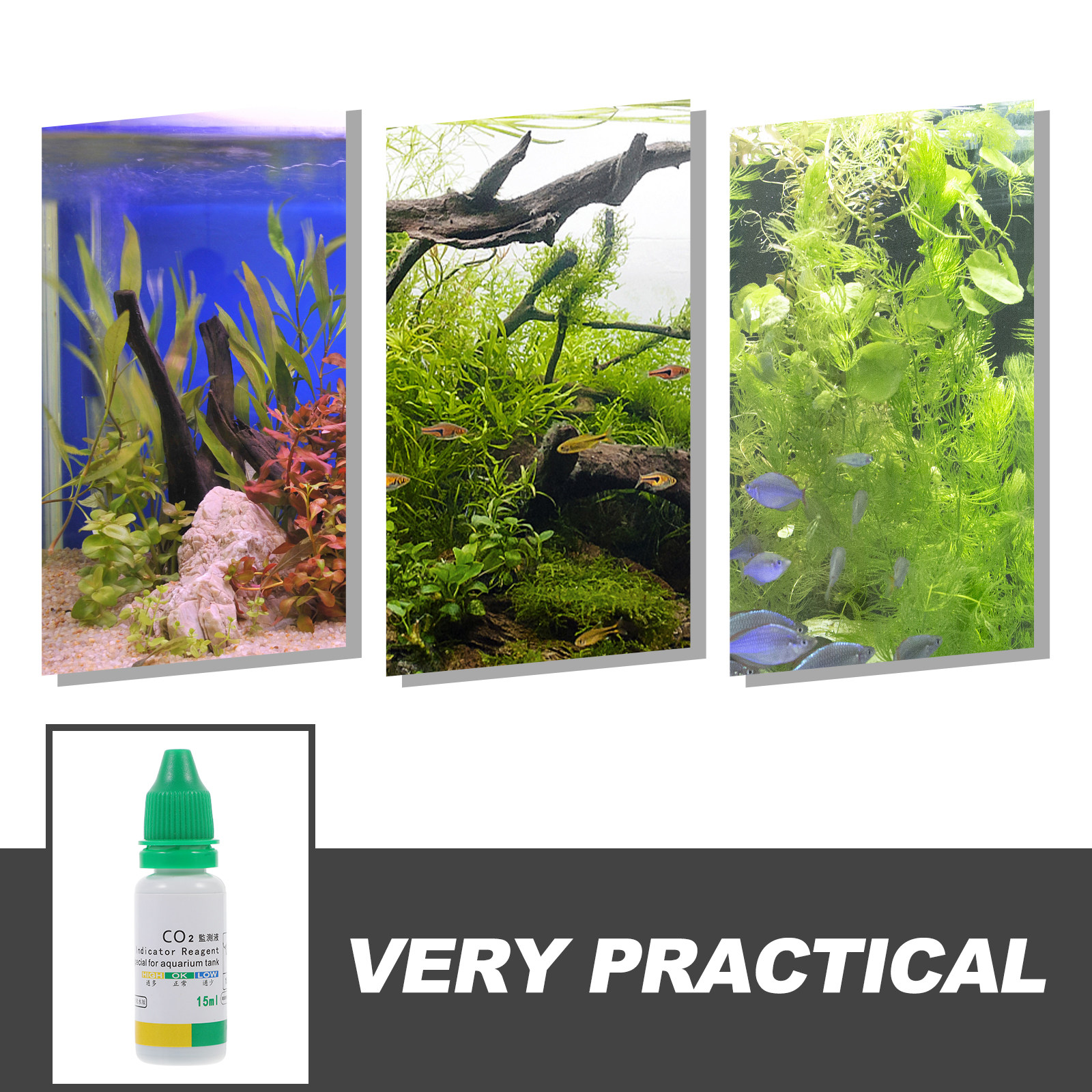 Co2 Fish Tank Test Indicator S - огляд і ціна Water Testing Kit