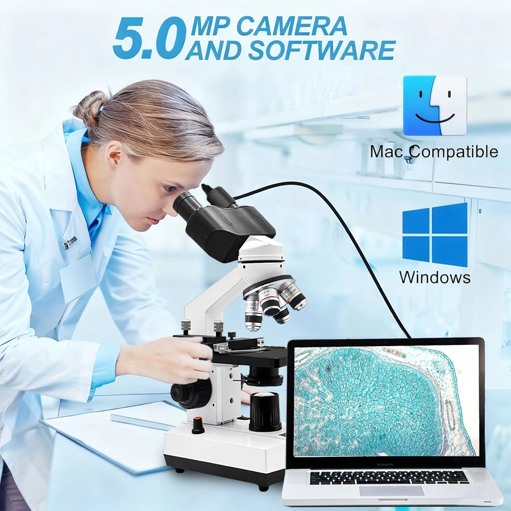 Compound Microscope,40X-2500X, - огляд і ціна Microscope Compound 40X
