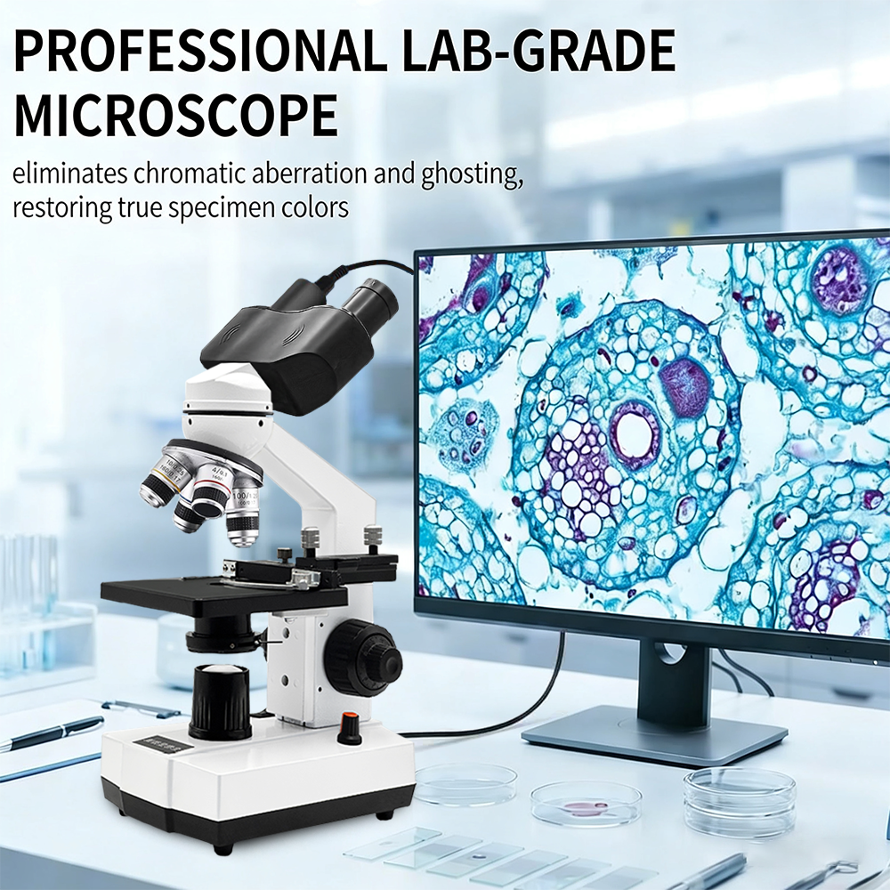Compound Microscope,40X-2500X, - огляд і ціна Microscope Compound 40X