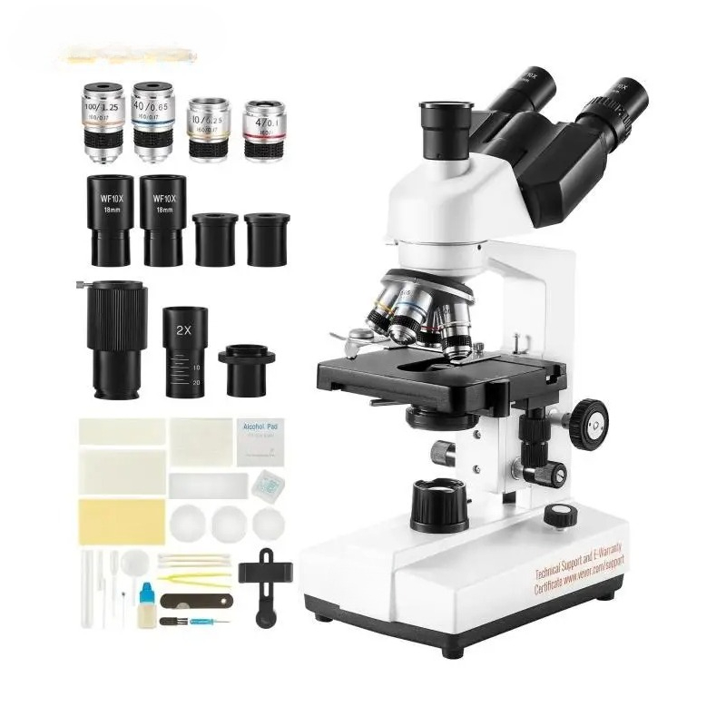 VEVOR Compound Trinocular Micr - огляд і ціна Microscope Compound 40X