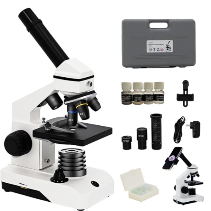 M2 Dual Power Supply Compound  - огляд і ціна Microscope Compound 40X