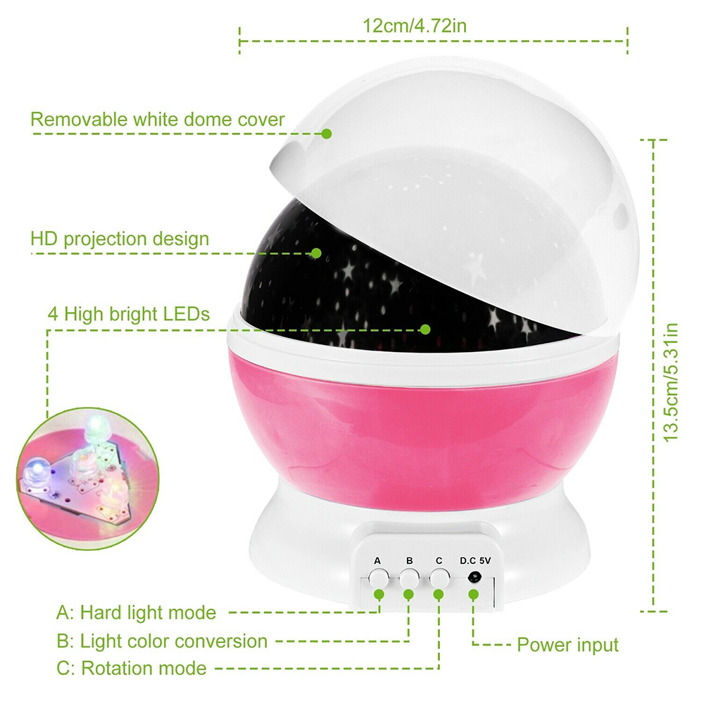 Night Lamp Projector Starry Sk - огляд і ціна Planetarium Projector Home