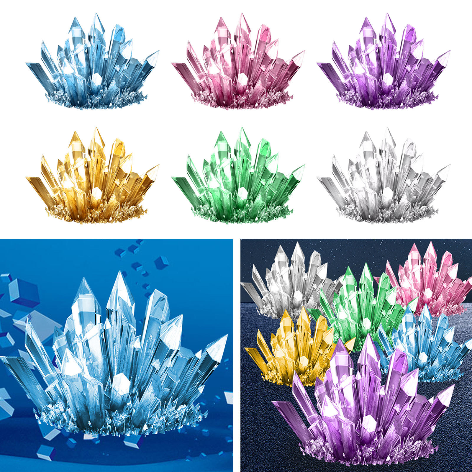 Crystal Growing Science Kit Bi - огляд і ціна Chemistry Set Beginner