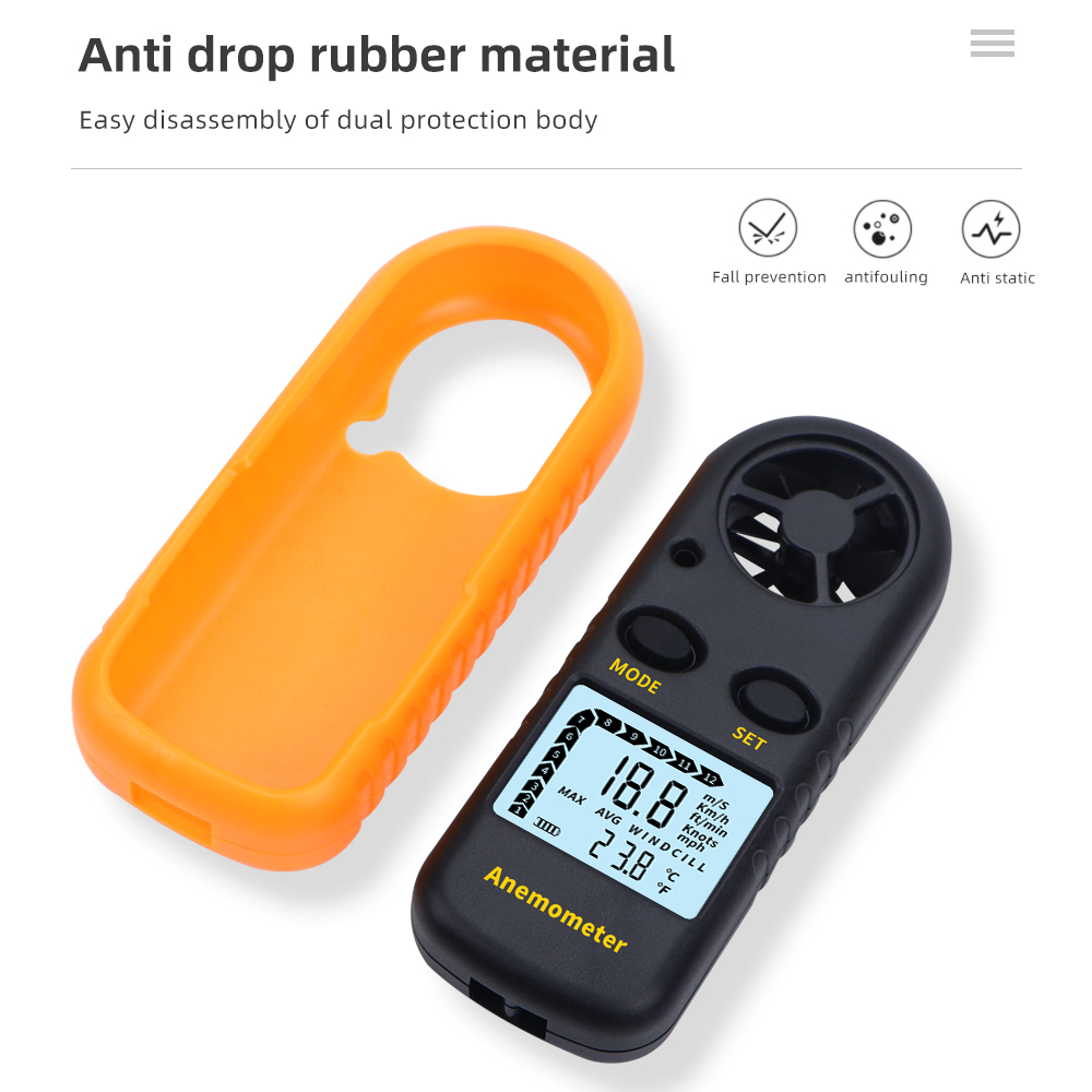 LCD Digital Anemometer Mini Po - огляд і ціна Anemometer Wind Speed
