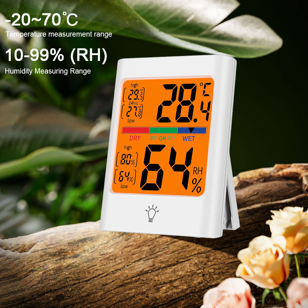 Digital Room Thermometer Large - огляд і ціна Weather Station Indoor