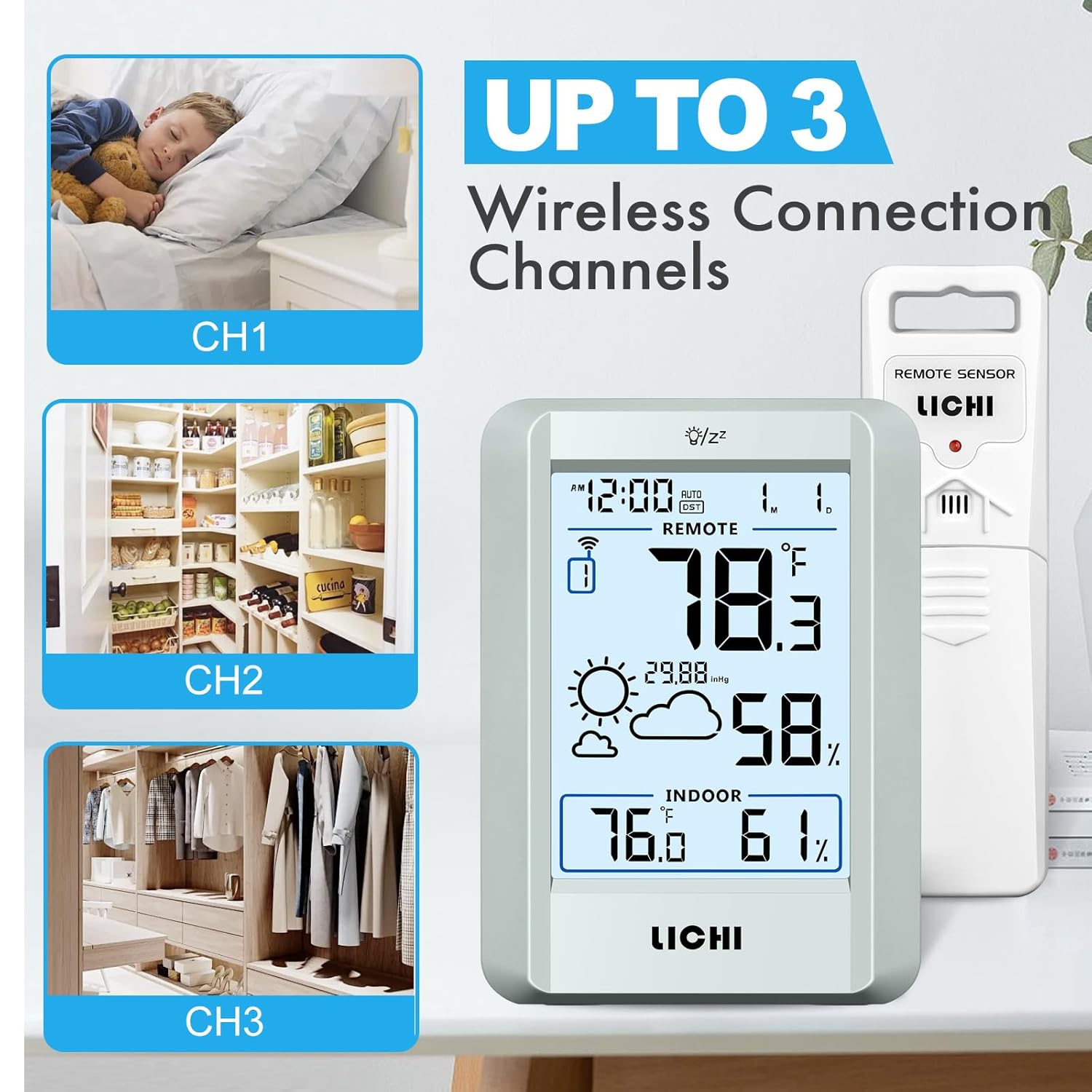 Wireless Weather Station Indoo - огляд і ціна Weather Station Indoor